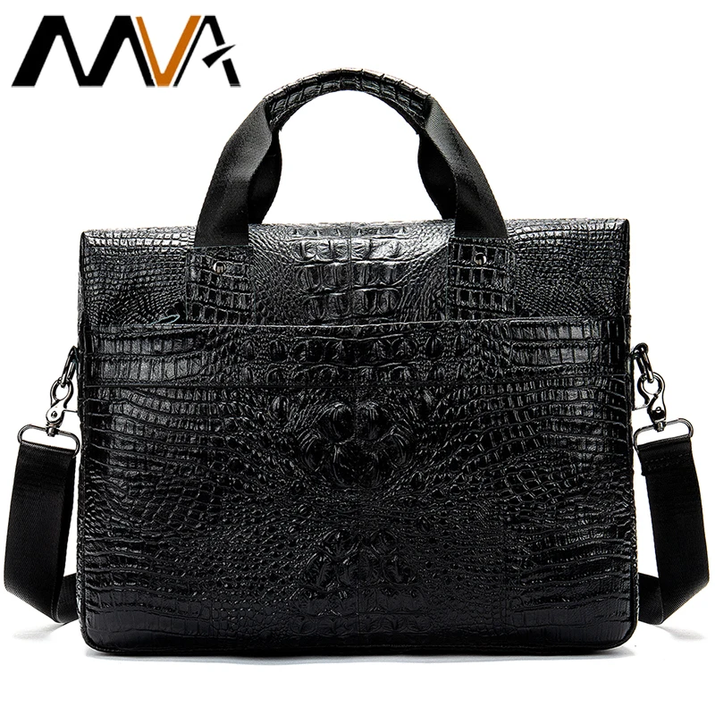 MVA мужской портфель сумка Мужская Натуральная кожаные сумки для ноутбука мужские