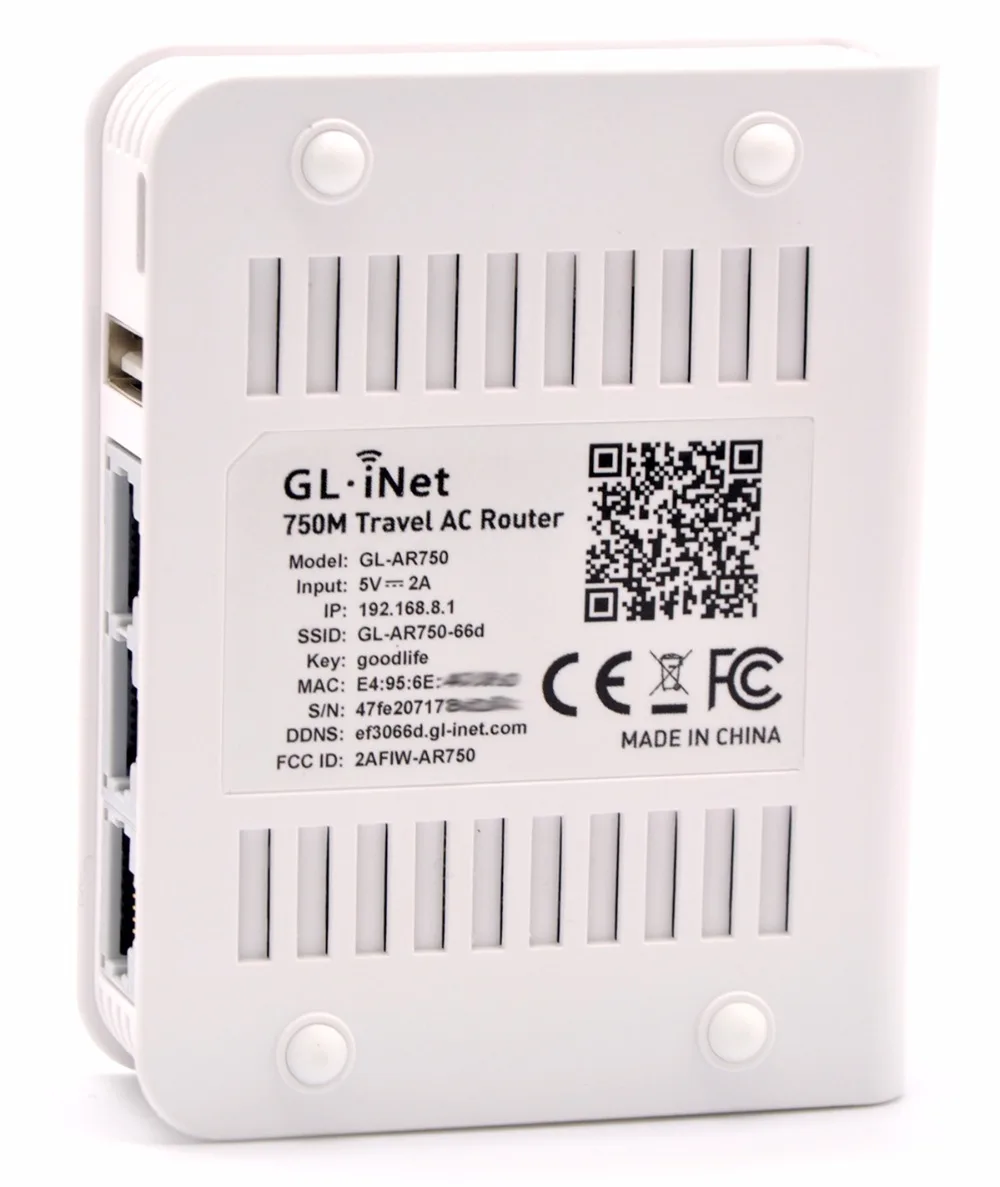 GL. iNet GL-AR750 802.11AC 750 Мбит/с мини беспроводной Wi-Fi маршрутизатор двухдиапазонный openvpn-путешествия 5 ГГц LEDE OPENWRT маршрутизатор USB+ Micro SD слот