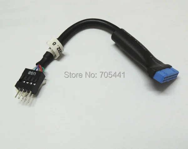 Материнская плата 20 шт./лот материнская USB 3.0 3 0 Pin Мама 9 pin папа кабель удлинитель