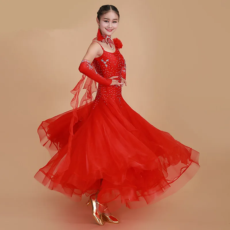 10 видов цветов платья для бальных танцев с блестками конкурса стандартные