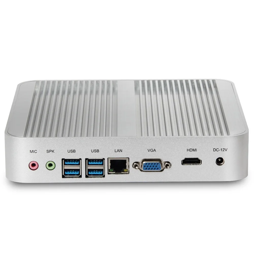Мини ПК без вентилятора i5 6200U процессор SKYLAKE неттоп HTPC 16 ГБ ОЗУ Blu ray Micro PC Windows 10 мини