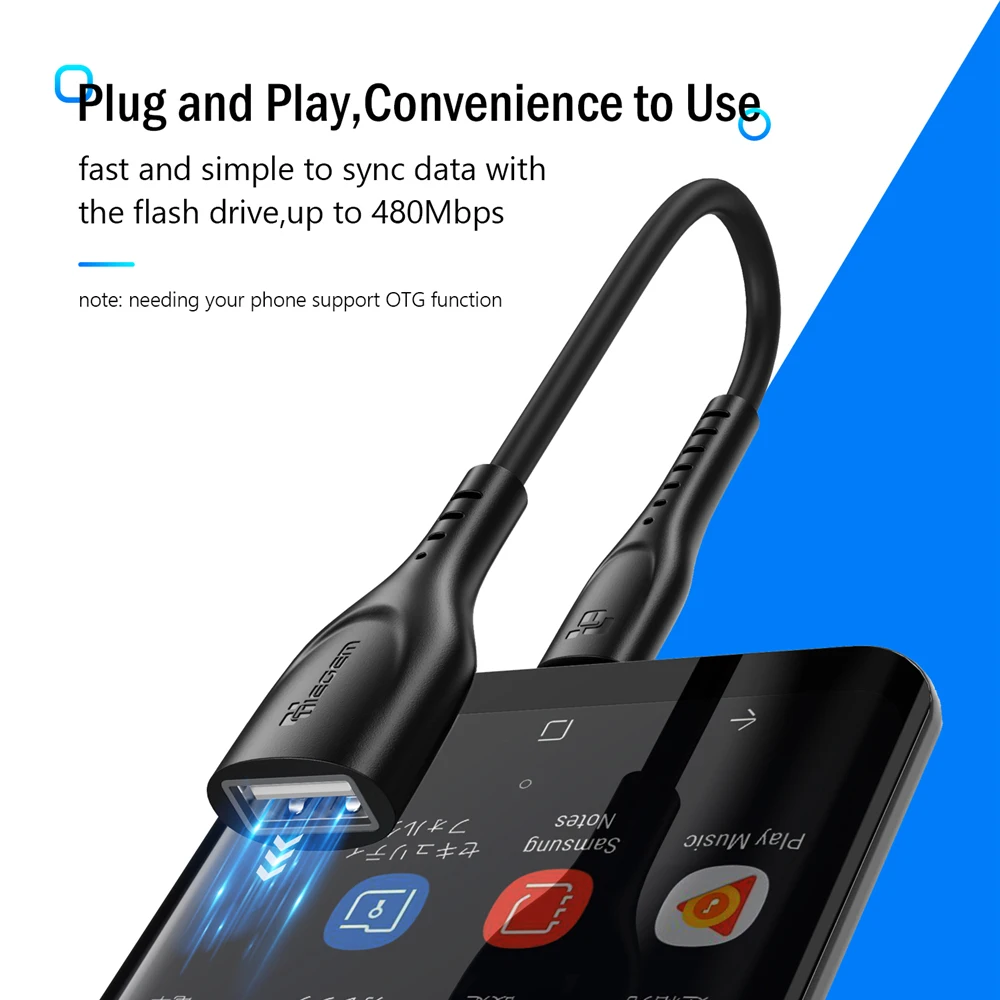 Кабель-адаптер Tiegem Micro USB OTG для Xiaomi Redmi Note 5 разъем Samsung S6 Tablet Android 2 0 адаптер |