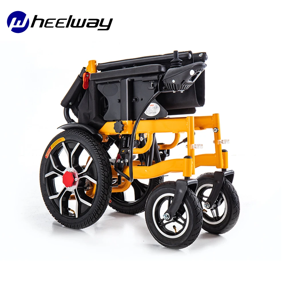 Foldable portable electric wheelchair elderly disabled automatic intelligent lithium battery four-wheeled scooter | Спорт и