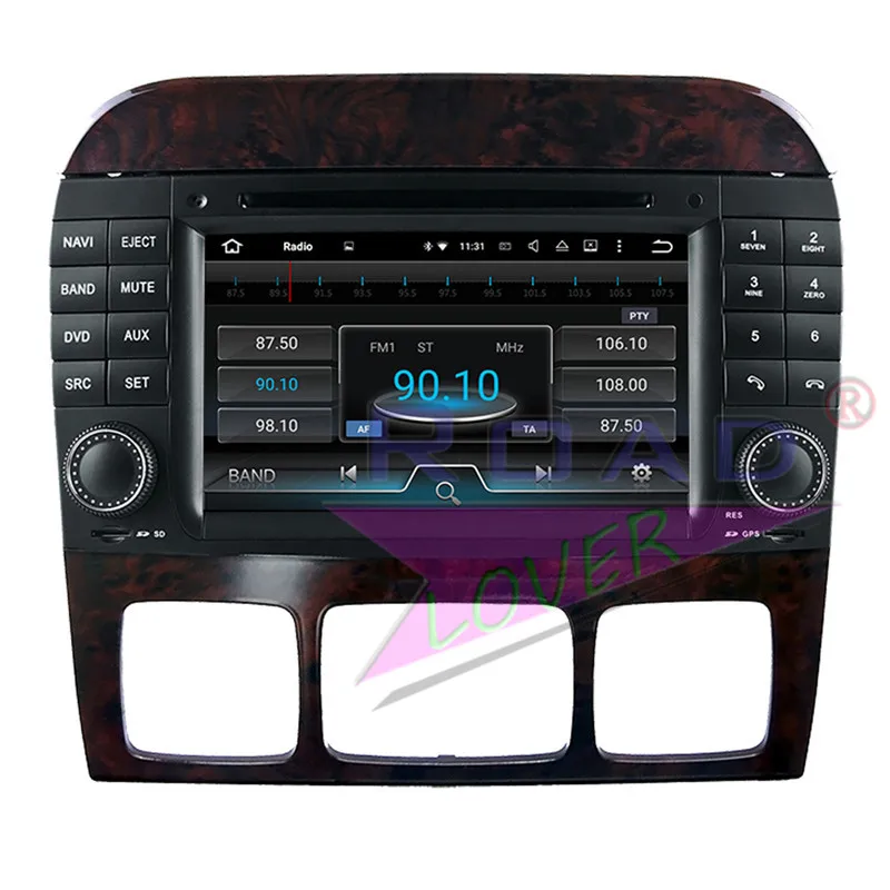 Roadlover Android 9 0 Автомобильный мультимедийный DVD плеер для Benz S W220 (1998 2005) Стерео GPS