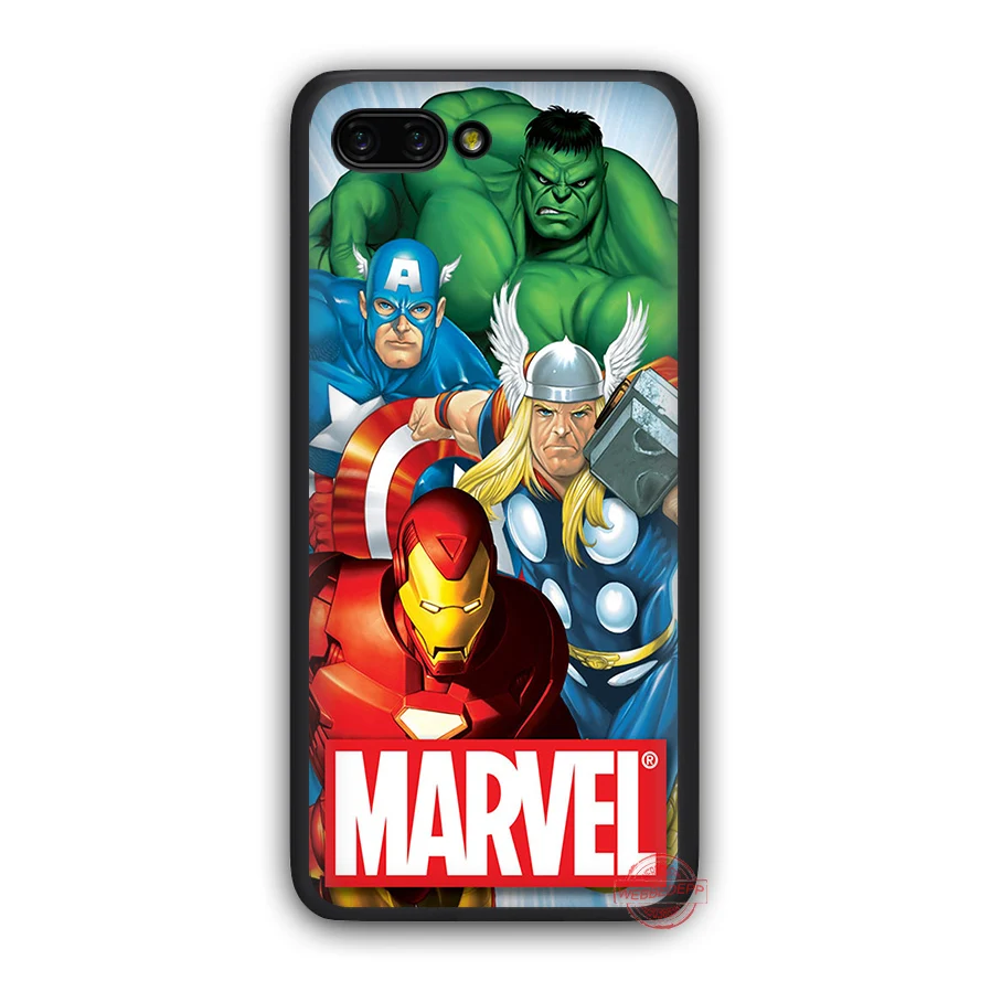 8 WEBBEDEPP класса люкс с логотипом комиксов Marvel мягкий чехол для Honor 20 10 9 9X8 Lite 8C 8X 7X 7C 7A, 3 Гб оперативной памяти, 6A Pro вид 20 - Цвет: 8