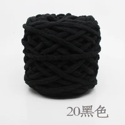 20 1 шт = 100 г thick cotton yarn Мягкая теплая толстая шерсть ледяная пряжа молочный хлопок линия грубой шерсти вязание крючком Пряжа ручной вязки пряжа для шарфа обувь свитер - Color: 20