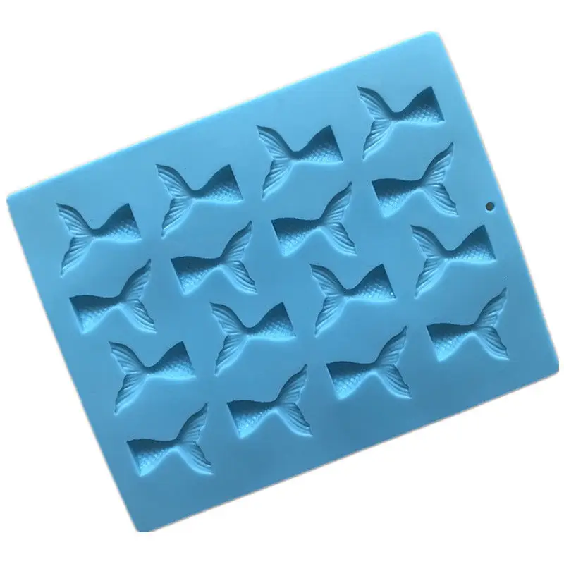 Силиконовая мини форма для хвоста русалки изготовления мыла ручной работы