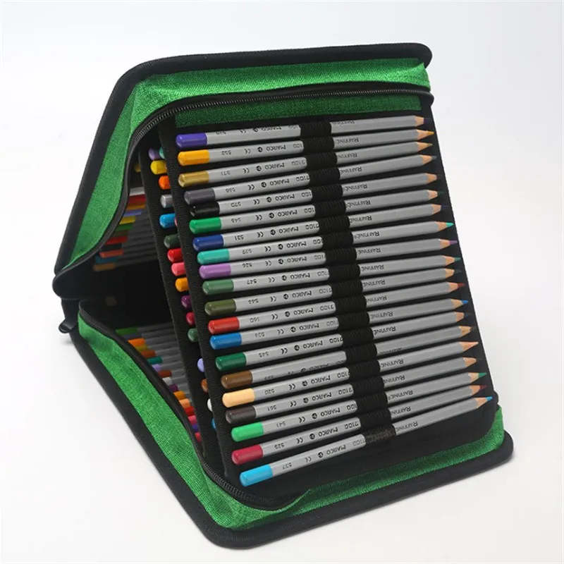 Большой чехол для карандашей с 120 отделениями удобная вместительная сумка 4 х