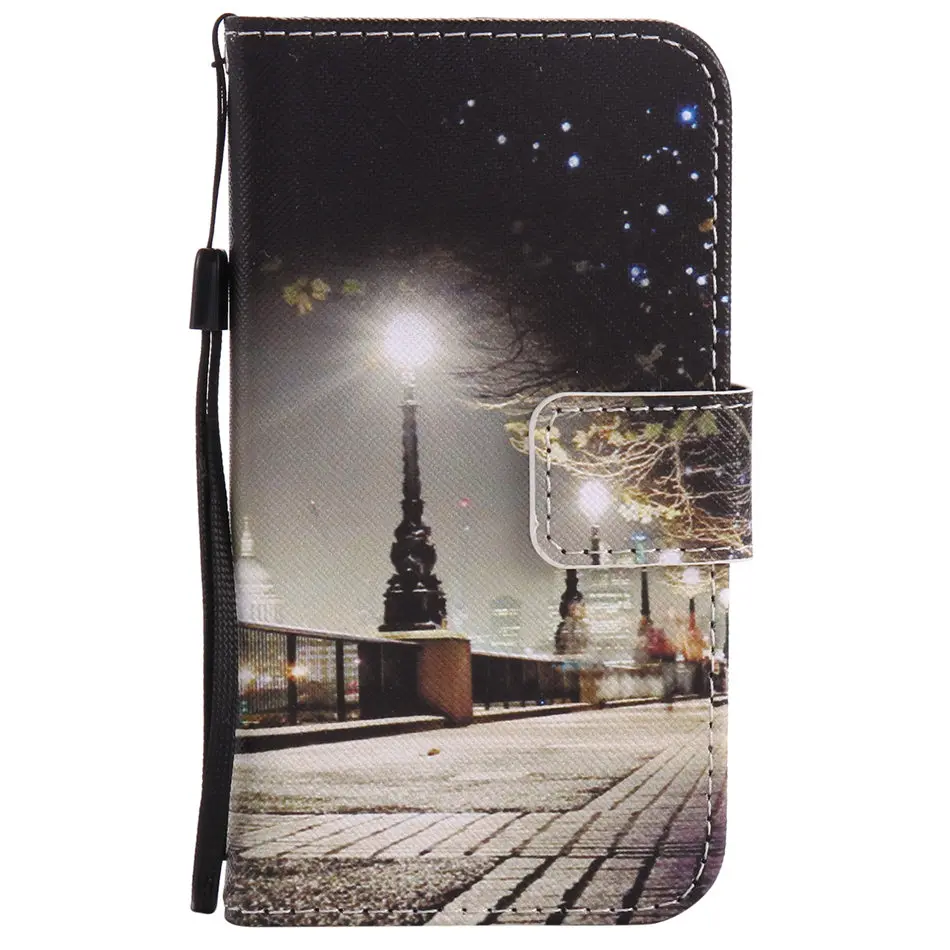 Кожаный чехол-книжка чехол для samsung Galaxy J1 SM J100H J100F Капа J1Mini J105 милый чехол для J1 J120F С Откидывающейся Крышкой и функцией подставки P06Z