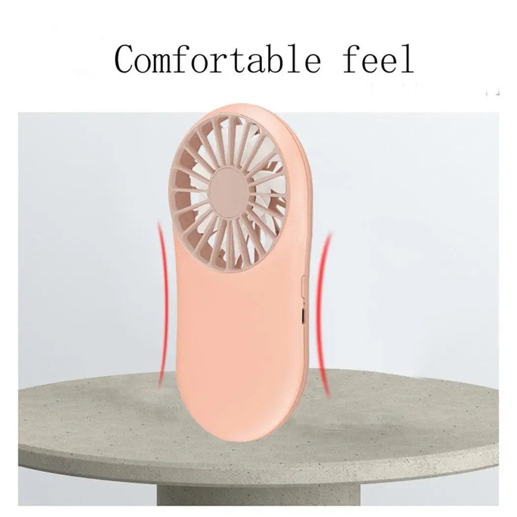 Портативный USB мини ручной вентилятор ультратонкий с шнуром бесшумный