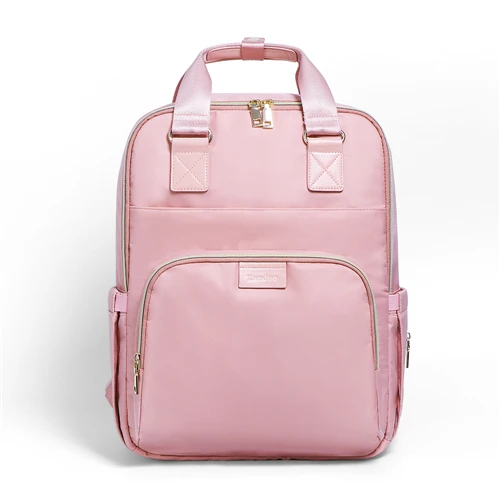 MPB102-pink Модный рюкзак LANDUO Mmommy для подгузников, термосумки, многофункциональные сумки для мам, большой вместительный дорожный рюкзак для подгузников для детей MPB102 - Цвет: MPB102-pink