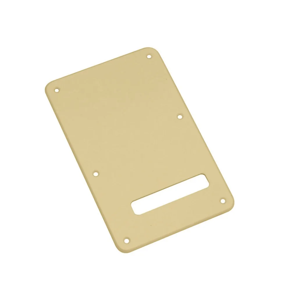 Новый 1Ply ПВХ-крем Задняя панель для гитары Tremolo крышка w/Винты FD электрогитара Strat |