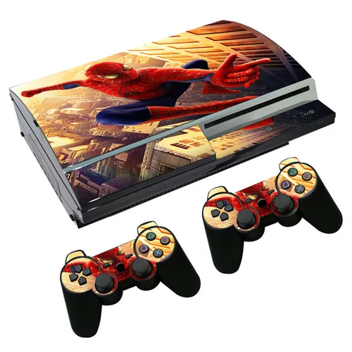 Наклейка на кожу человека-паука, Человека-паука, для PS3, Fat, playstation 3, консоль и контроллеры для PS3, Fat Skins, Виниловая наклейка - Цвет: 0628