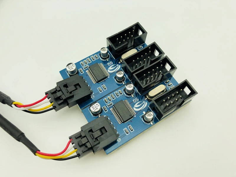 9 контактный USB разъем штекер от 1 до 4 Женский Удлинительный кабель настольная