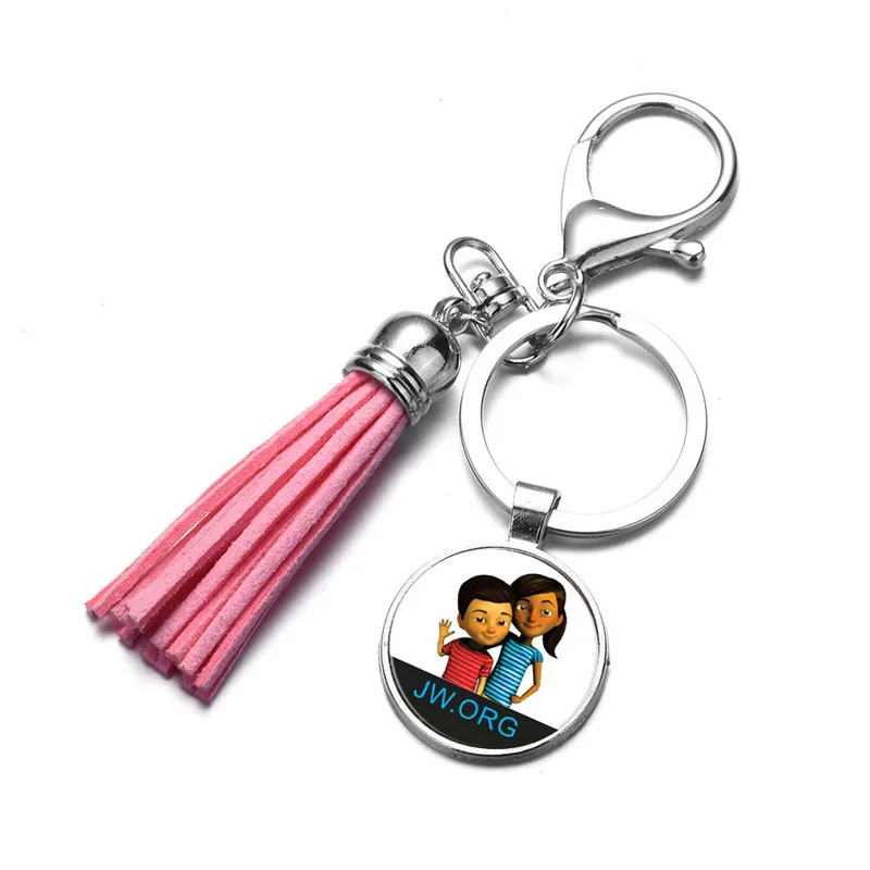Fancy &amp Fantasy JW. Org Charm брелок &quotбез крови&quot для ключей с кисточкой подвеска