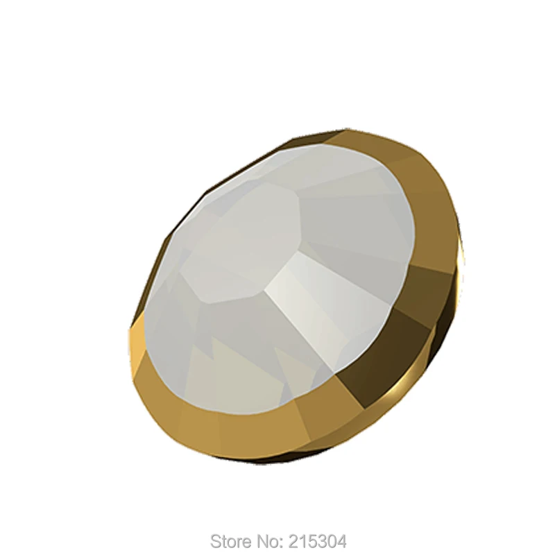 Новинка 2019 20 элементов Swarovski Rimmed 2088/I белый опал (234) Dorado (без горячей фиксации)