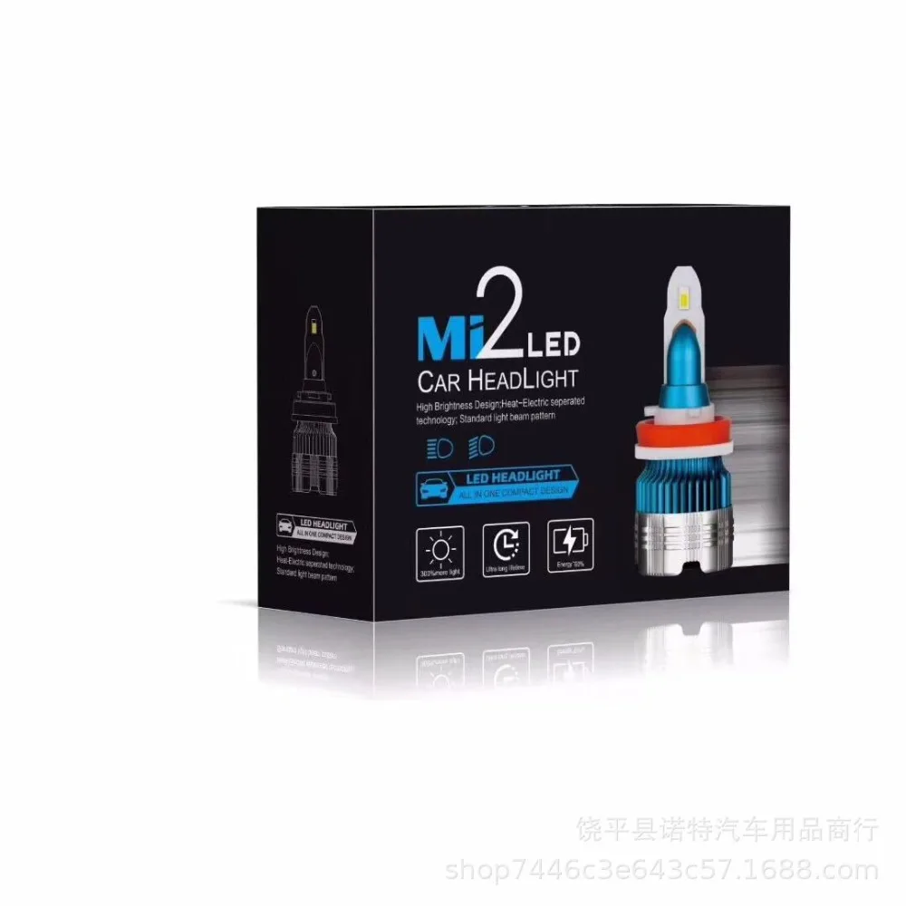 Mini Size LED Headlight Bulb 12000LM H7 H4 Bulbs H8 H9 H11 9005 HB3 9006 HB4 880 Auto Headlamps 6000k 12V | Автомобили и