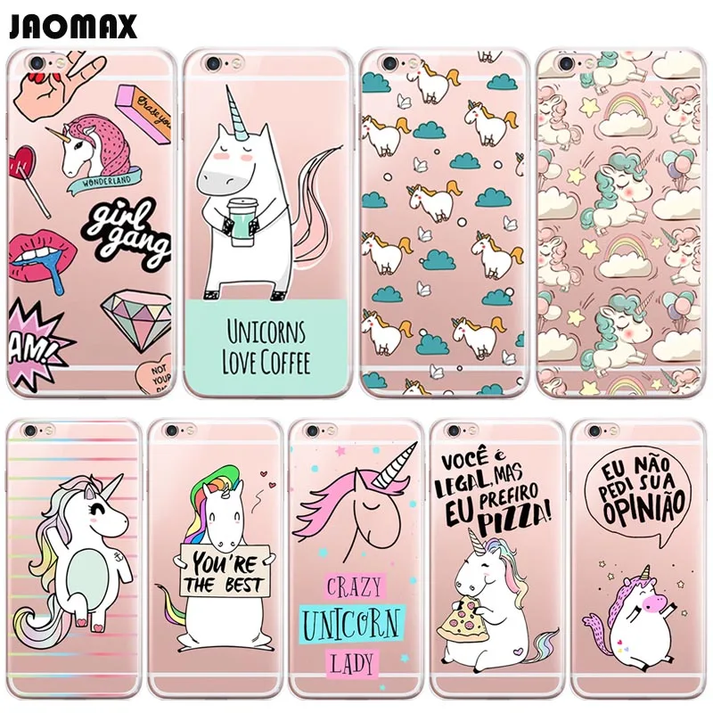 Силиконовый чехол для iPhone XS MAX XR X 6 Plus 6s 5 8 7 Plus|unicorn case|case for iphonecase designer |