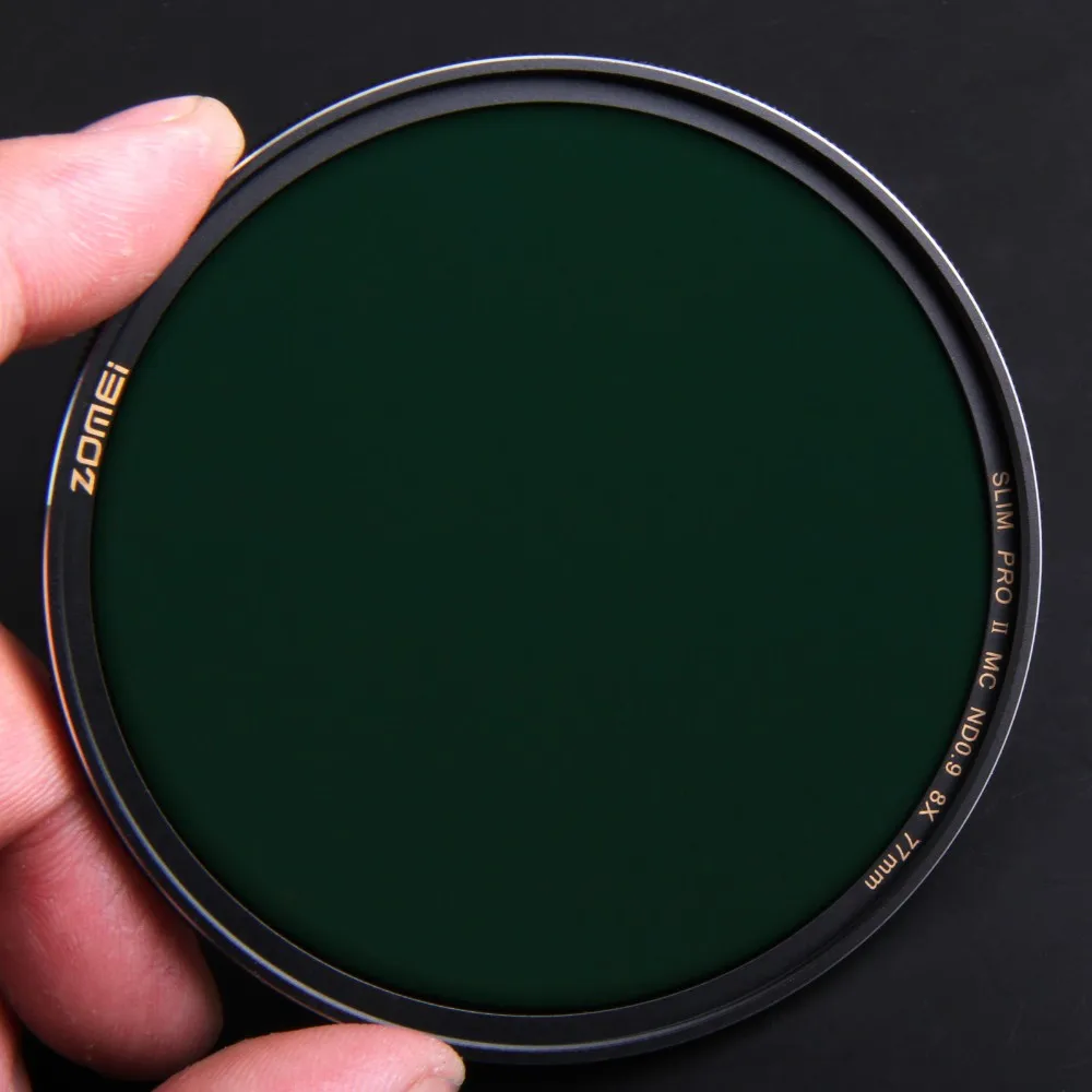 Zomei Filtro ND8 ND64 ND1000 нейтральный многослойный оптический стеклянный светильник с фильтром и зеркальной оправой 49~ 82 мм