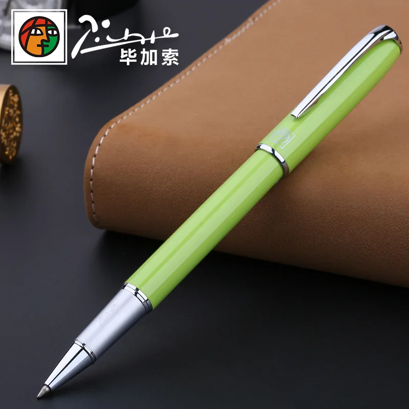 Роскошная металлическая ручка Пикассо Шариковая ручка для бизнеса stylo pennen boligrafos kugelschreiber canetas penna kalem ручки для письма 3721 - Цвет: 3