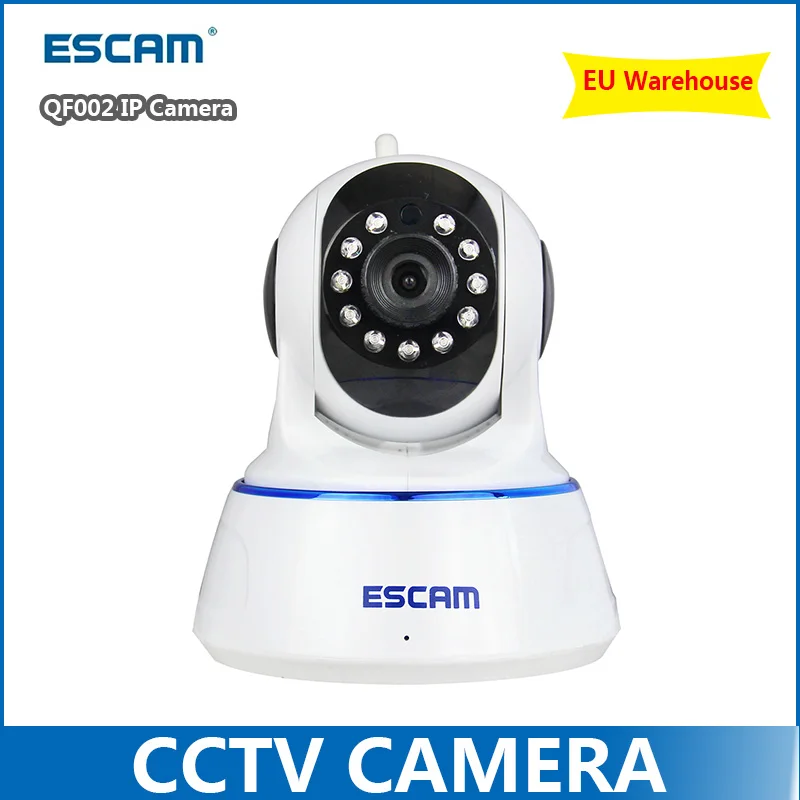 ESCAM QF002 HD 720 P WiFi Мини Крытый Ip-камера P2P Ик Ночного Видения Видеонаблюдения CCTV