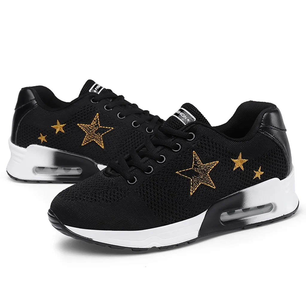 SAGACE/Женская Тканевая обувь Хлопковая повседневная без шнуровки со звездами для