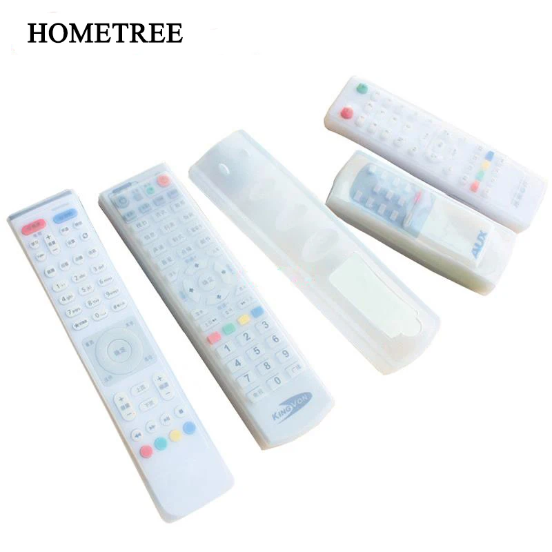 

HOMETREE Home Air Conditioning TV Silicone Remote Control Set Anti-dust Waterproof Protection Remote Control Set Washable H217