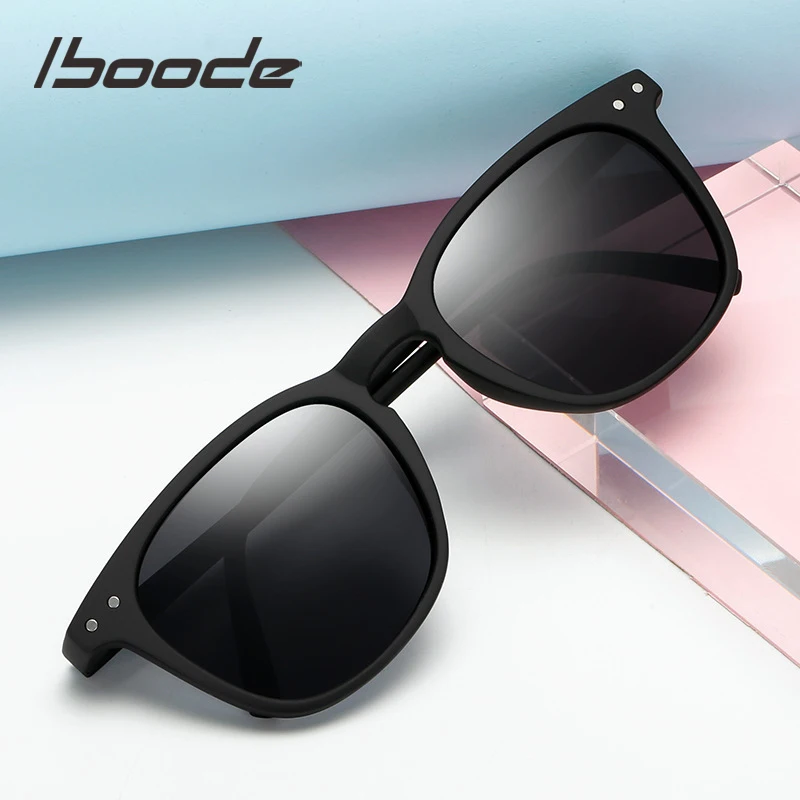 

iboode New Kids Sunglasses Boys Girls Baby Infant 2022 Brand Fashion Sun Glasses UV400 Eyewear Child Black Shades Gafas Infantil