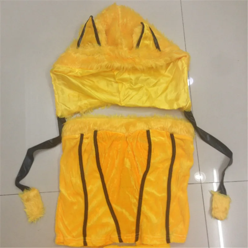 2018 новые сексуальные Покемон костюмы Хэллоуин плюшевые демон желтый кошка дамы