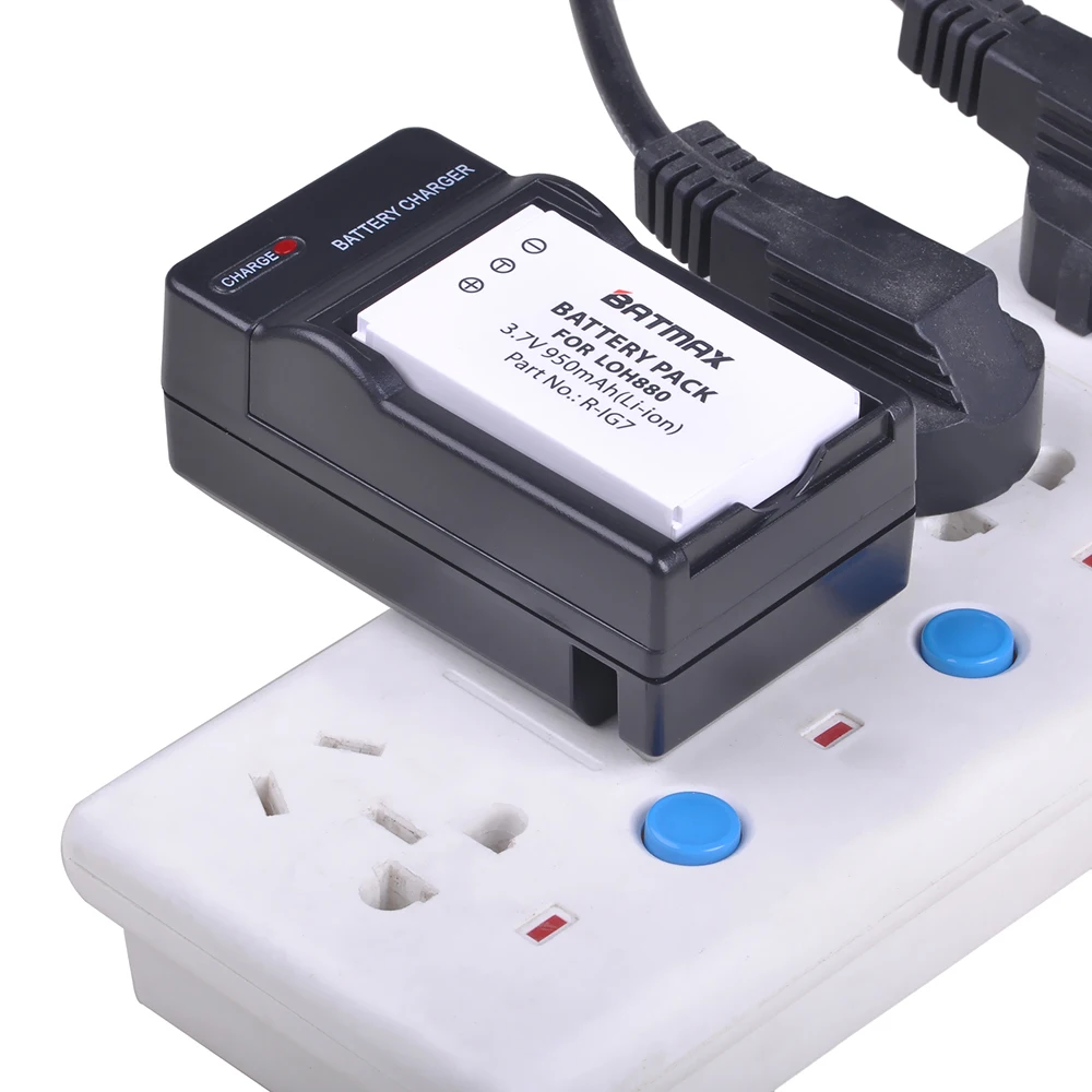 Batmax 4Pc R-IG7 Rechargeable Battery+Wall Charger for Harmony One LOH880 900 720 850 880 890 Pro H880 Universal Camera | Электроника