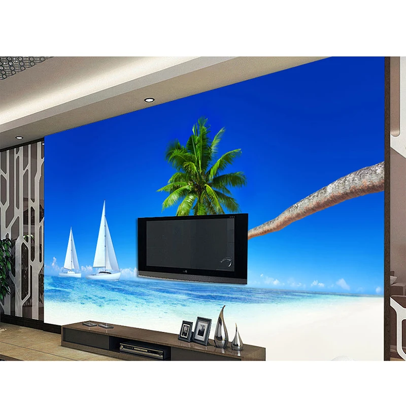 3D обои на заказ DIY для стен брендовые дизайнерские гостиной фэнтези Айленда