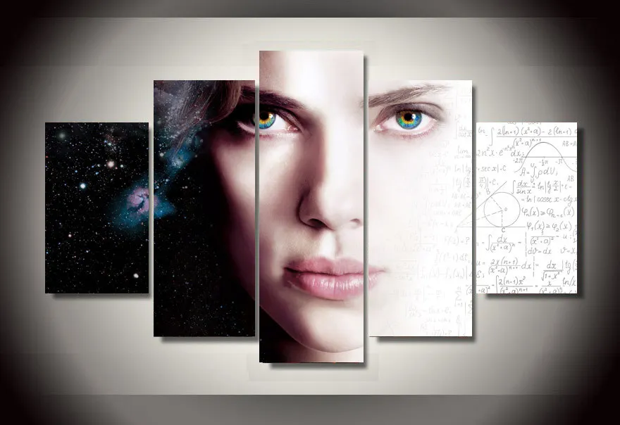 Оформлена печатные Люси Скарлетт Йоханссон группы малярки Декор Принт плакат