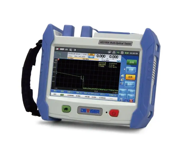 Deviser AE3100A FTTx OTDR 1310/1550nm, поддержка VFL, измеритель мощности, светильник, fiberpath