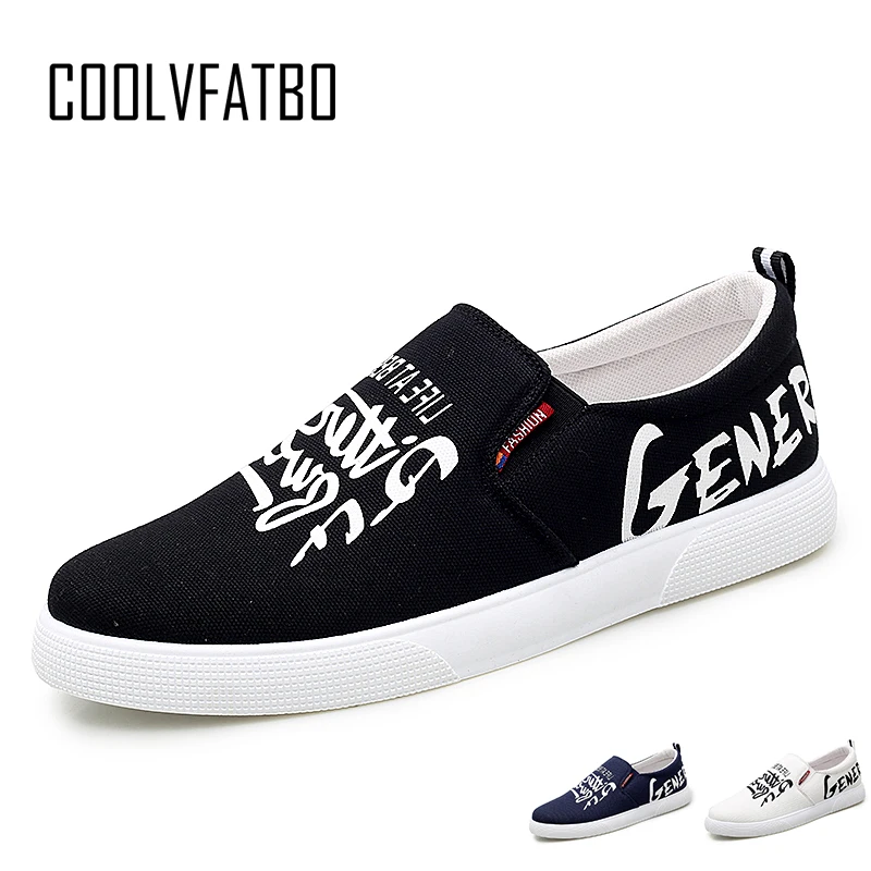 Кроссовки COOLVFATBO мужские без шнуровки Вулканизированная подошва массивные