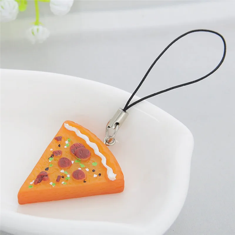 1 Pc New Arrival Pendant Fashion Key Chain Chaveiro Ring Cute Pizza Keychain | Автомобили и мотоциклы