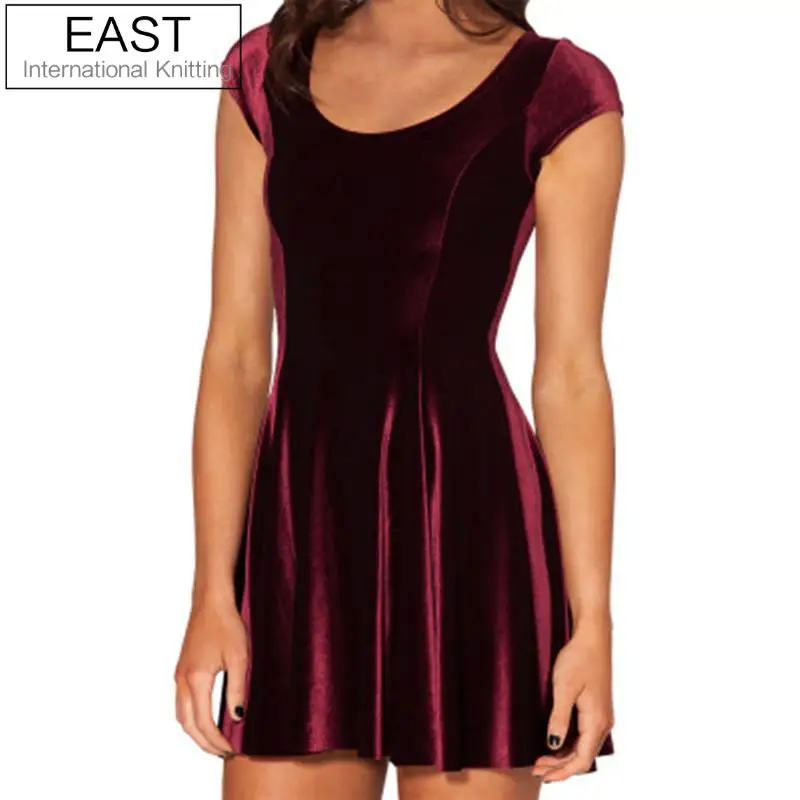 Новинка 2017 женская одежда вельветовые платья с глубоким синим злом CHEERLEADER 2 0