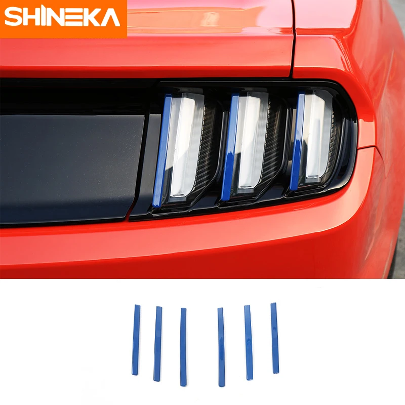 SHINEKA ABS автомобильный Стайлинг задний фонарь крышка прямая планка наклейка