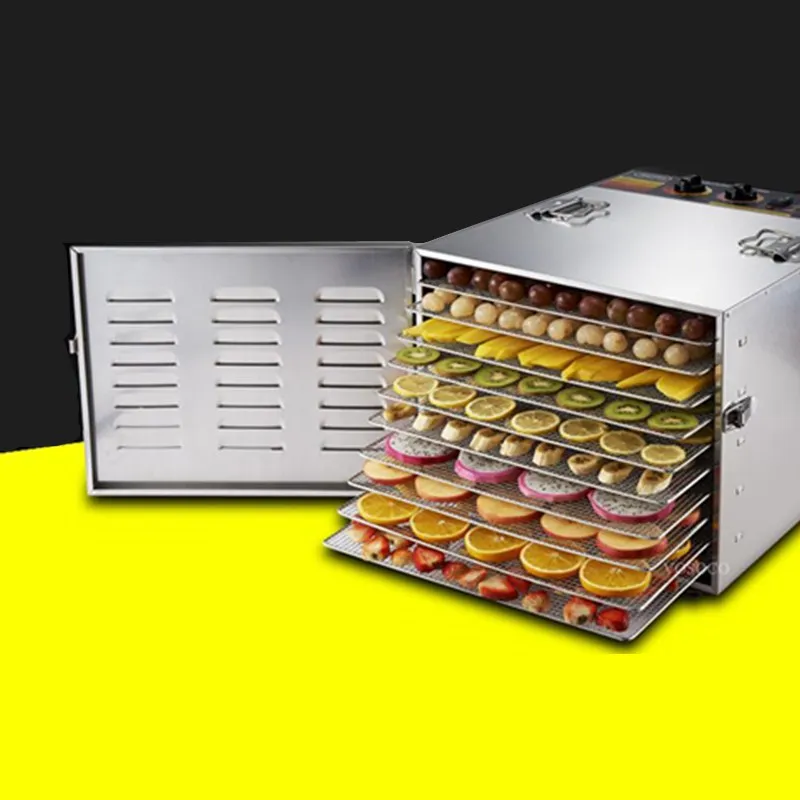 110 V/220 V 10 Слои Электрический Еда мясо фрукты овощи травы Дегидратор сушилка вяленое мясо осушитель сушильная машина печь-осушитель