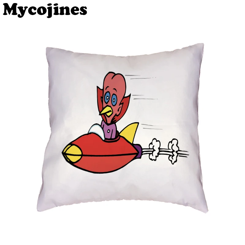 Промоакция наволочка с мультяшным космосом Инопланетянин астронавт ракета