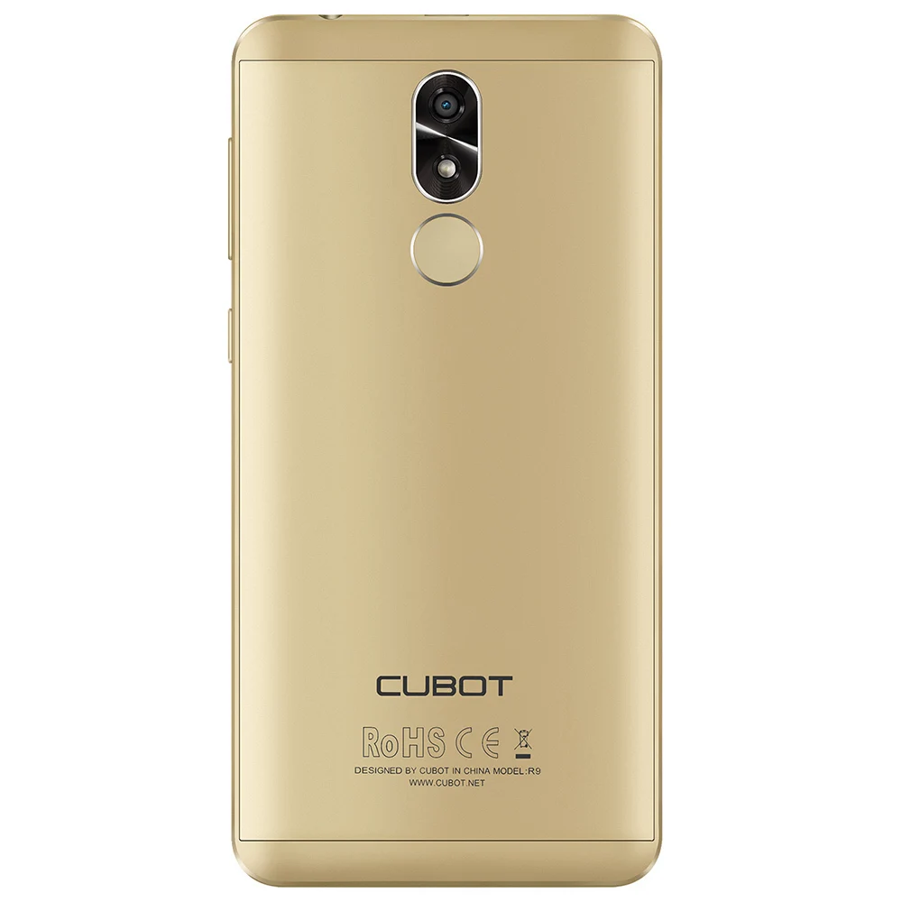 Cubot R9 5.0 дюймов смартфон IPS Экран Android 7.0 MT6580 4 ядра 13.0MP + 5.0MP 2 ГБ Оперативная память 16