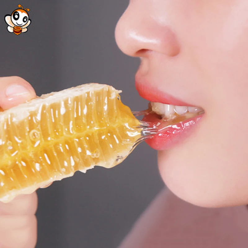 500 г Honeycomb Honey Pure Natural Wild жевательные домашние соты в коробке для детей Mifeng