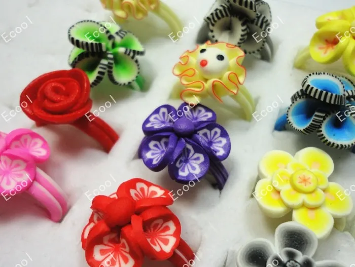 400 шт. Разноцветные Детские Кольца из полимерной силиконовой глины для мальчиков