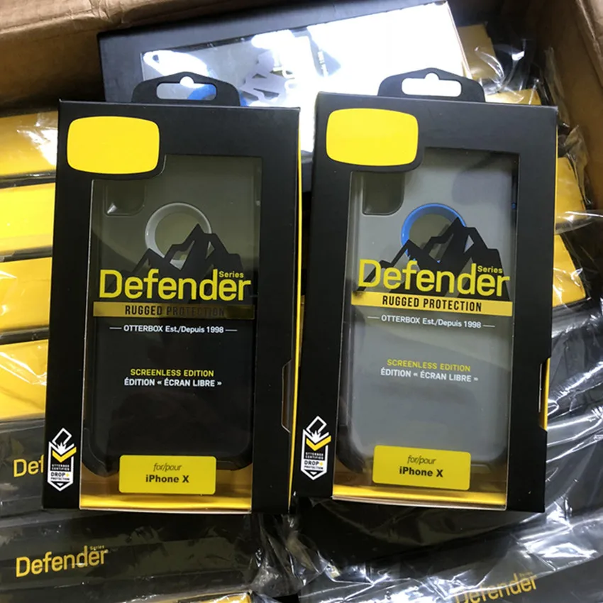 50 шт. официальный защитный силиконовый чехол oem Отт er противоударный защитный чехол с упаковкой для iPhone 11 pro max XS XR