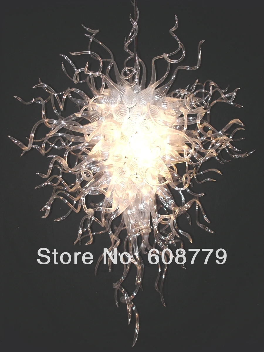 

Free Shipping Factory Price Murano Hand Blown Glass Long Chandelier