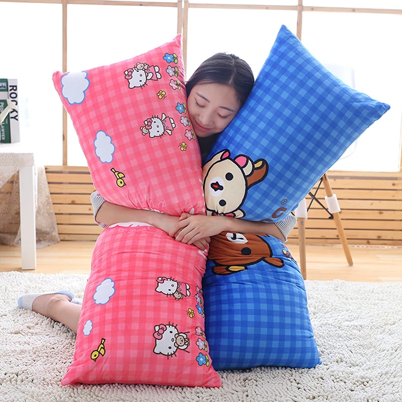 Милый мультфильм аниме плюшевая подушка Тоторо hello kitty мягкие куклы длинный ребенок беременная Женская Подушка спинка постельные принадлежности подарок на день рождения