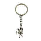 Брелок для ключей от автомобиля сделай сам, металлический держатель с цепочкой серебристого цвета, подвеска в виде проектора для видеокамеры, для подарка