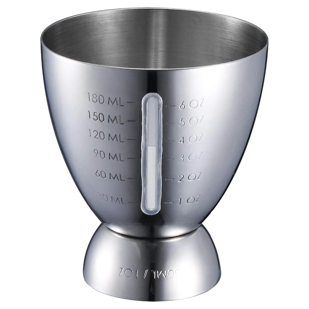 Измеренный двойной 1-6 oz мерный джиггерс коктейль бар Джиггер из нержавеющей стали