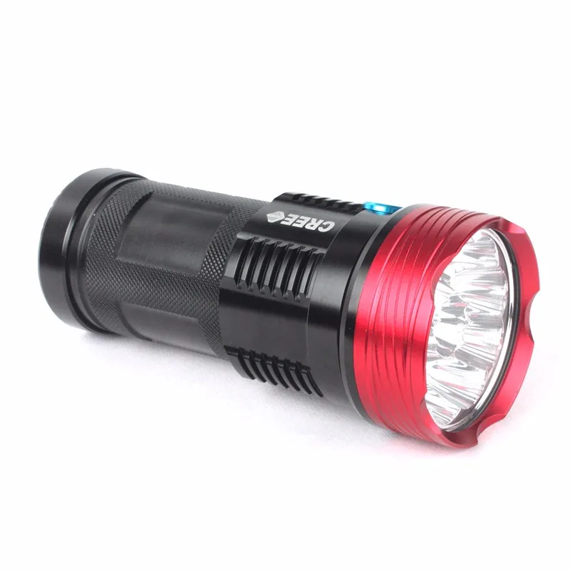 15000 люмен SKYRAY King 9T6 светодиодный фонарь 9 x CREE XM-L T6 светодиодный светильник фонарь 18650 фонарь вспышка светильник 4*18650