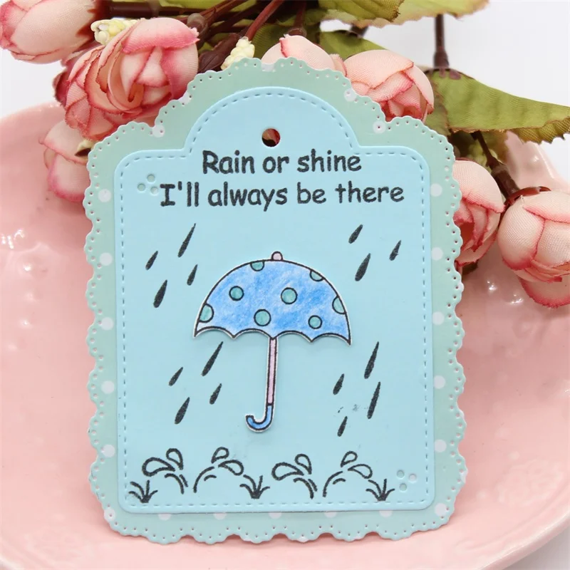 ZFPARTY Tag Cards Metal Cutting Dies Stencils for DIY Scrapbooking Decorative Embossing Paper | Дом и сад