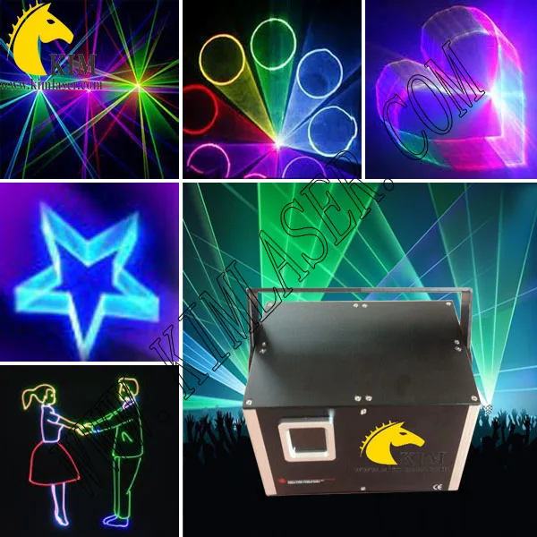 1 2 w RGB Лазерный свет с 2D/3D/SD изменение лазерного освещения корпусом полета/Dj